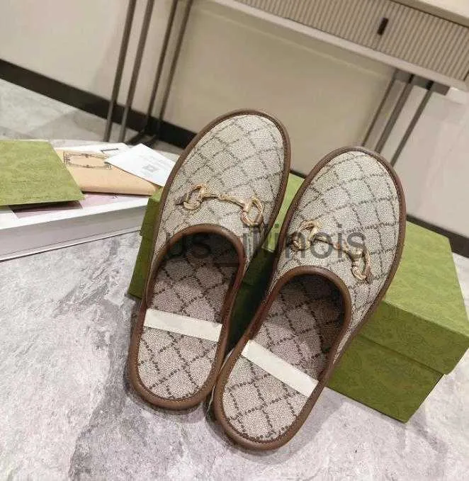Designer Horsebit Formal Slippers For Men Slip On Sandals For Men Canvas Rubber Sole Low Heel Casual Wear Lazy Shoes Perfect Gift Half S From Us illinois 41 In Bulk DHgate.Com