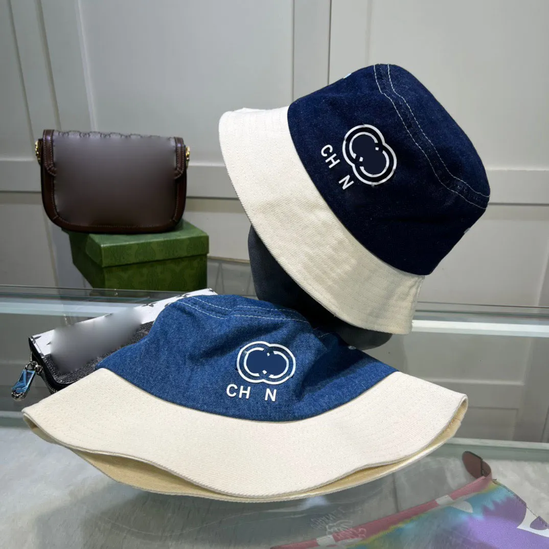 designer new 23ss color splicing designer Bucket hat lovers stessa estate vacanza all'aperto data protezione solare lettere casquette cappelli da uomo