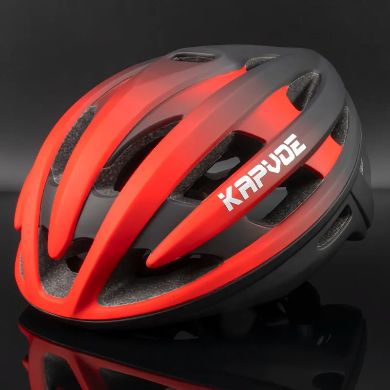 Casques de cyclisme marque casque hommes vélo ultra-léger Casco Ciclismo intégralement moulé en toute sécurité casquette Aero vtt vélo de route 230613