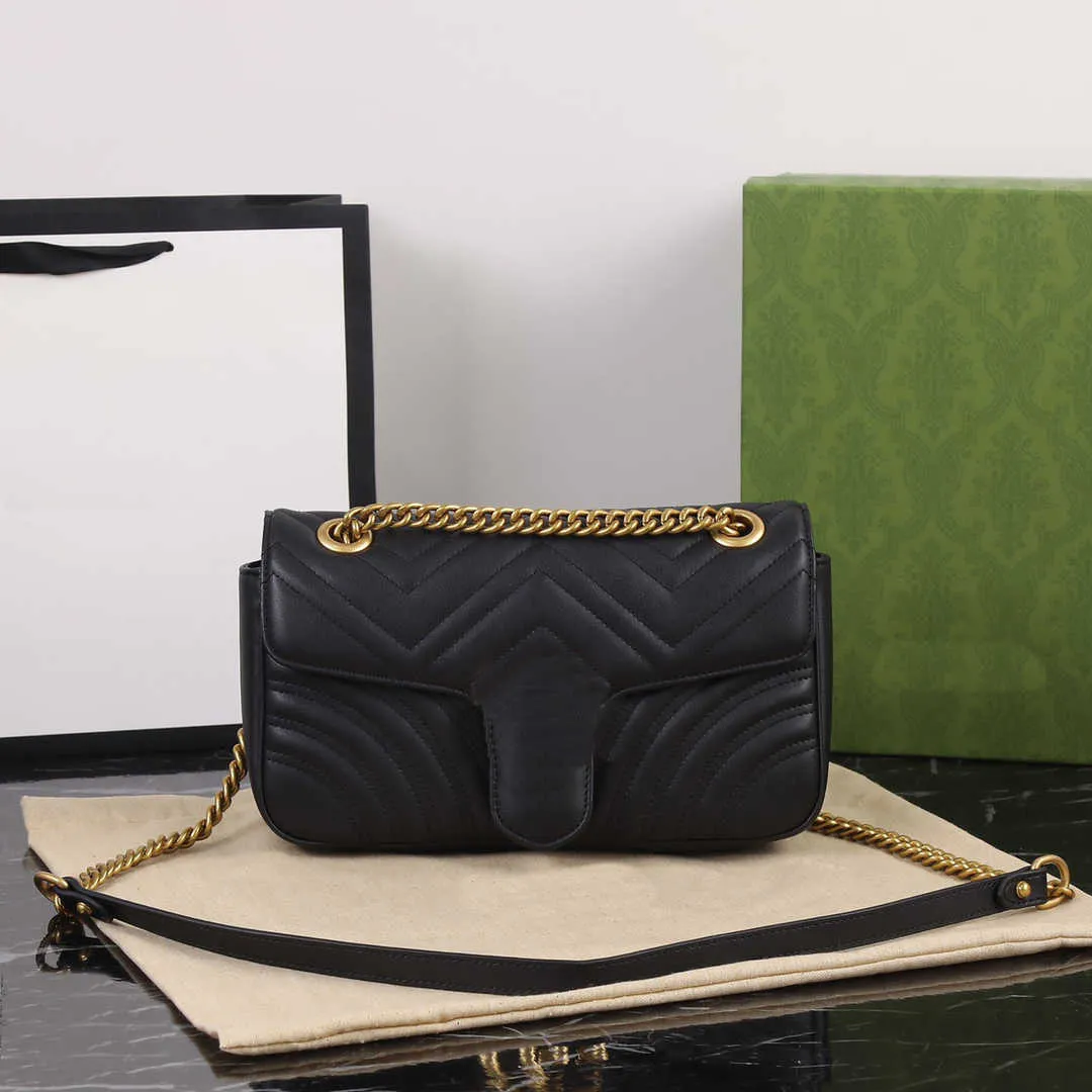 Mirror Quality Designer väskor Crossbody Chain Bags Women Luxury Handbag Flip Square Leather Messenger Purses Luxurious Bag 230615