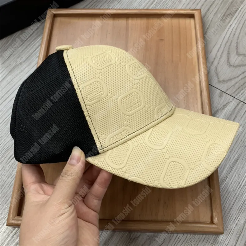 Summer Designer Net Baseball Cap Ventilate Luxury Ball Cap Fashion Woman Hats For Men Leather Classic Letters Fitted Hat Bob Gorras