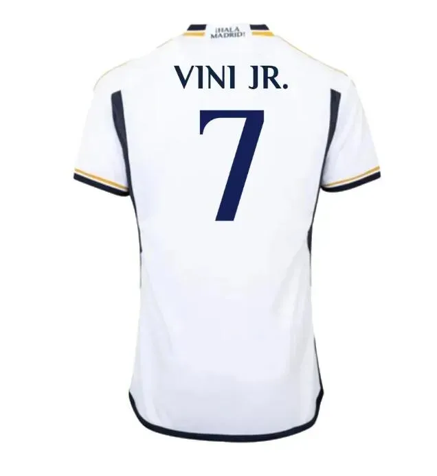 23 24 Fans Player Version Soccer Jerseys VINI JR BELLINGHAM REAL Madrid CAMAVINGA TCHOUAMENI VALVERDE ASENSIO MODRIC Chemise de football hommes kits enfants