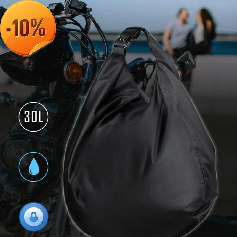 Atacado mochila de motocicleta de grande capacidade com trava de capacete bolsa de capacete de equitação portátil bolsa de motocicleta à prova d'água ao ar livre bolsa de locomotiva