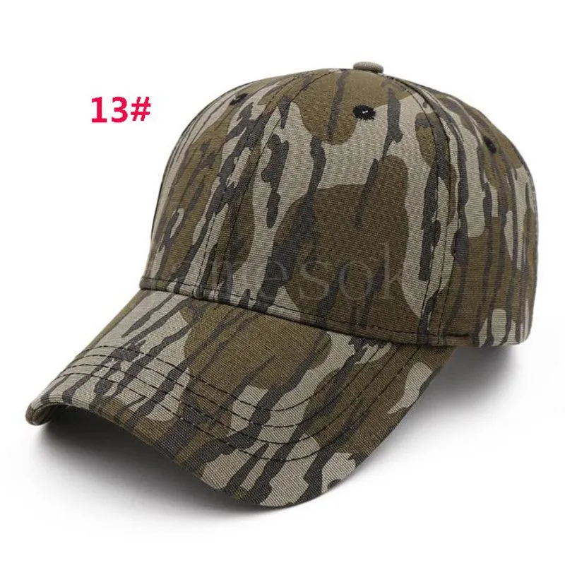 Real Tree Camouflage Cap Combat Cap Symulacja Baseball Cap Kolor Drukowana kapelusz słoneczny DF045