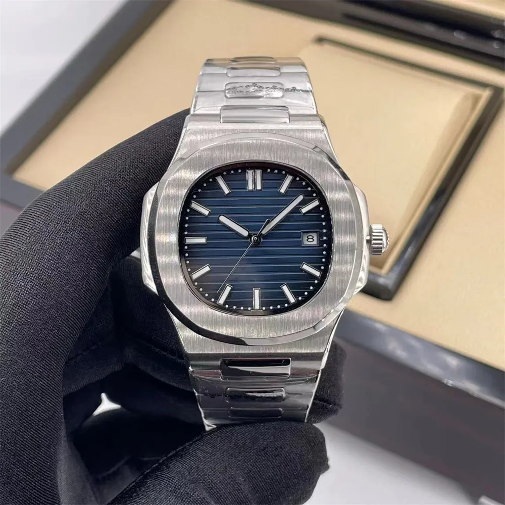 mens watch designer watches high quality Nautilus 5711 Sapphire glass lens Boutique Steel Strap Designer watches for men Wholesale Watch diamond