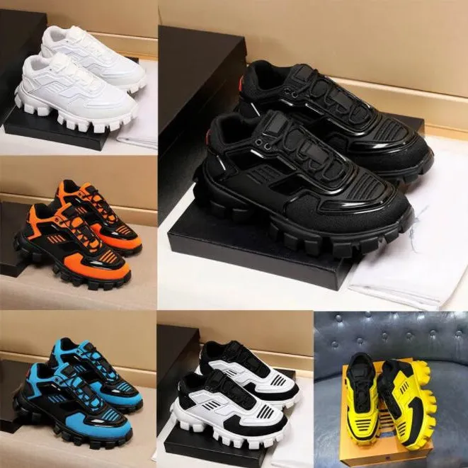 Sports Casual Chores Chaussures hommes et femmes 19fw Symphonie Black and White Sports Chaussures Capsule Series Chaussures Cloud Explosion Thunderbolt Chaussures Sports Rubber Low