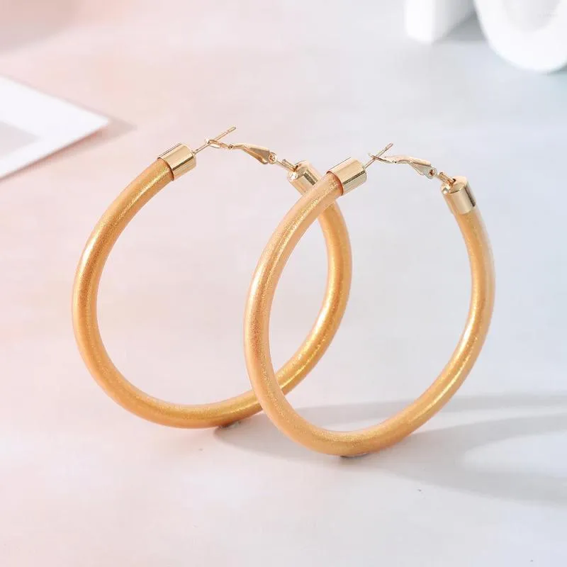 Hoop Earrings Fashion Luxury Multicolor Glitter Earring For Women Delicate Foil Shiny Silicone Charm Girls Gift Designer Ear Jewelry