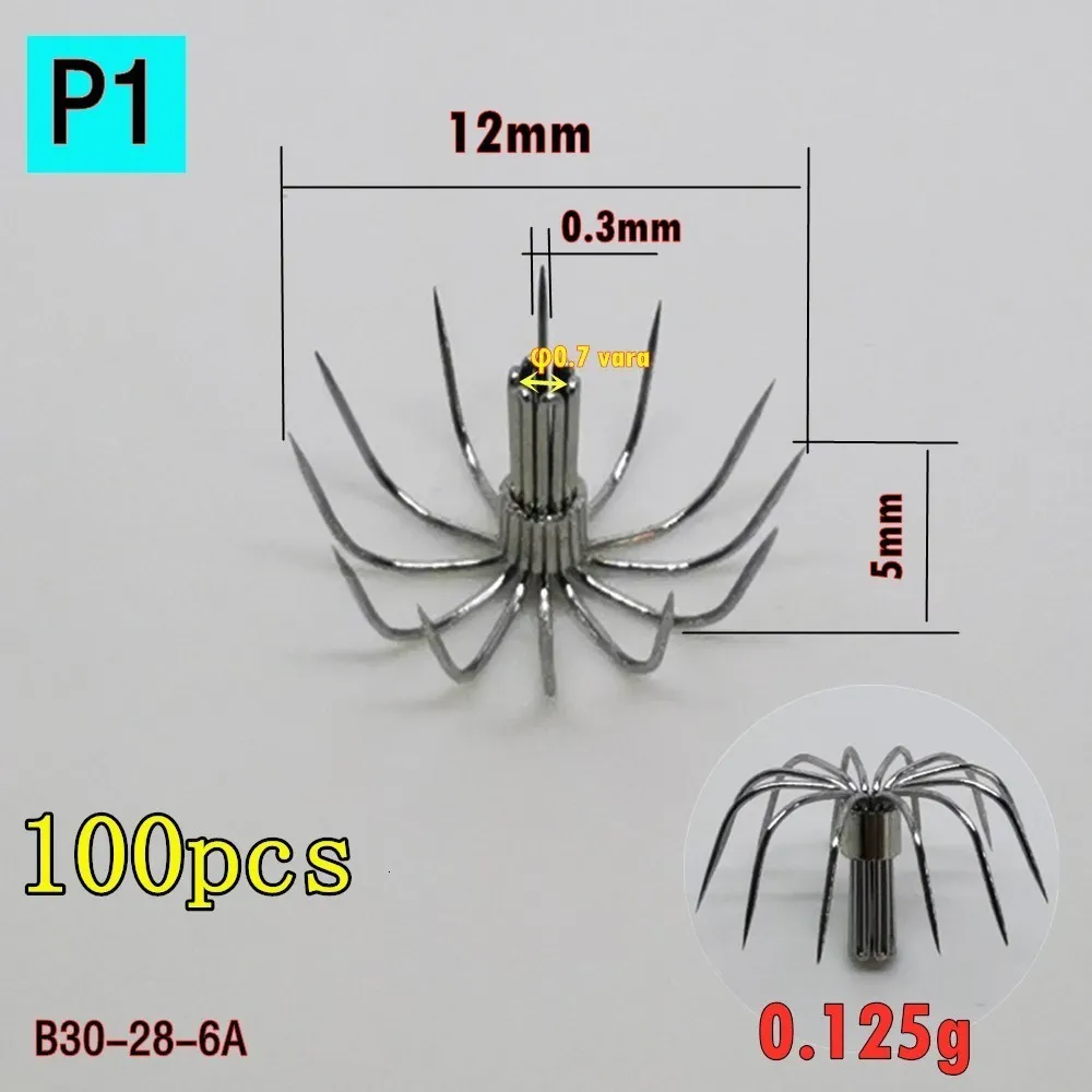 Fishing Hooks Stainless Steel Small Squid Hooks P Umbrella Crown Fishing  Fishhook P1 P8 Spain Chile Bait Accessories Jig Pesca 230614 From 47,97 €