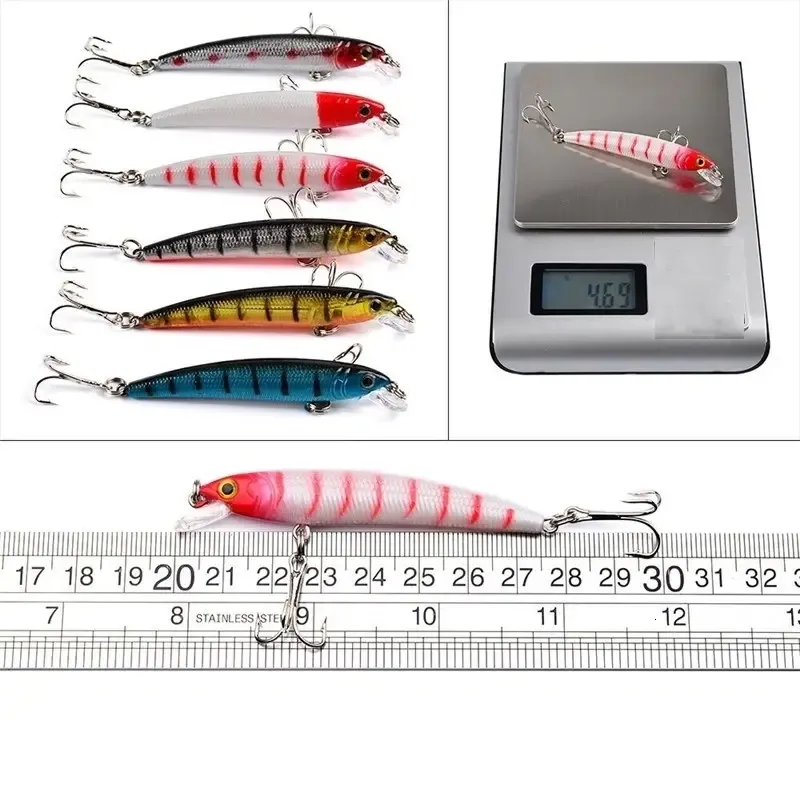 Fishing Lures Minnow Bait Crankbaits Jerkbait Floating Lot