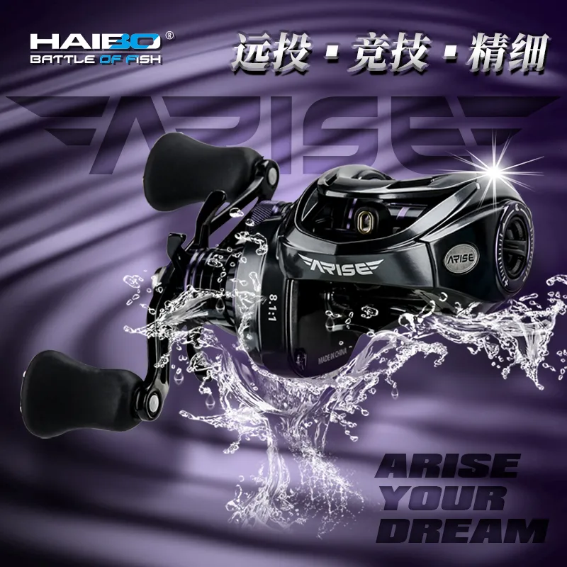 Baitcasting Role Metalure Haibo 2023 powstają Air Pro AMC Water Drop Reel Long Casting Konkurencyjne wędkarstwo ogólne 230613