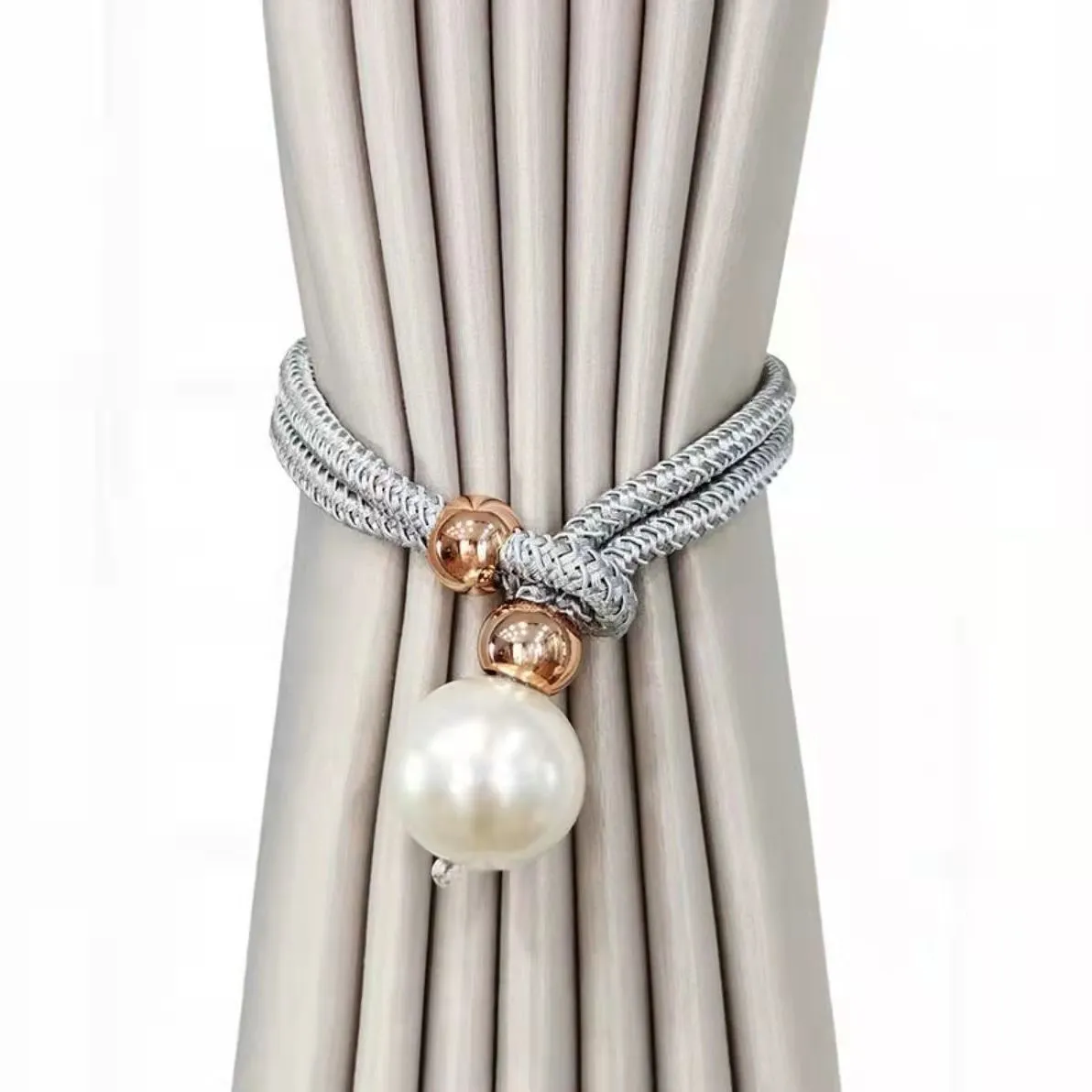 Gardinpoler 1 st tunga gardiner klämmor hållare pompom tieback clips hängande bollar binder hem dekoration tillbehör 230613