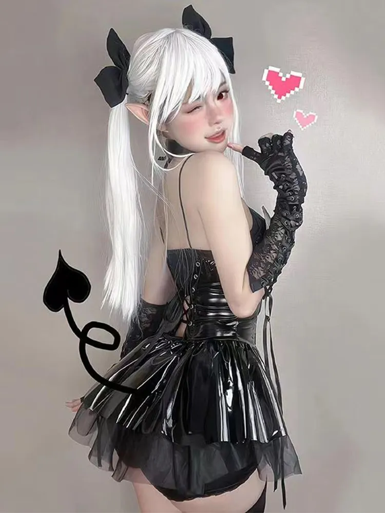 Sexy Goth Mini Dress, Punk Style, Hollow Out Bandage | DHgate