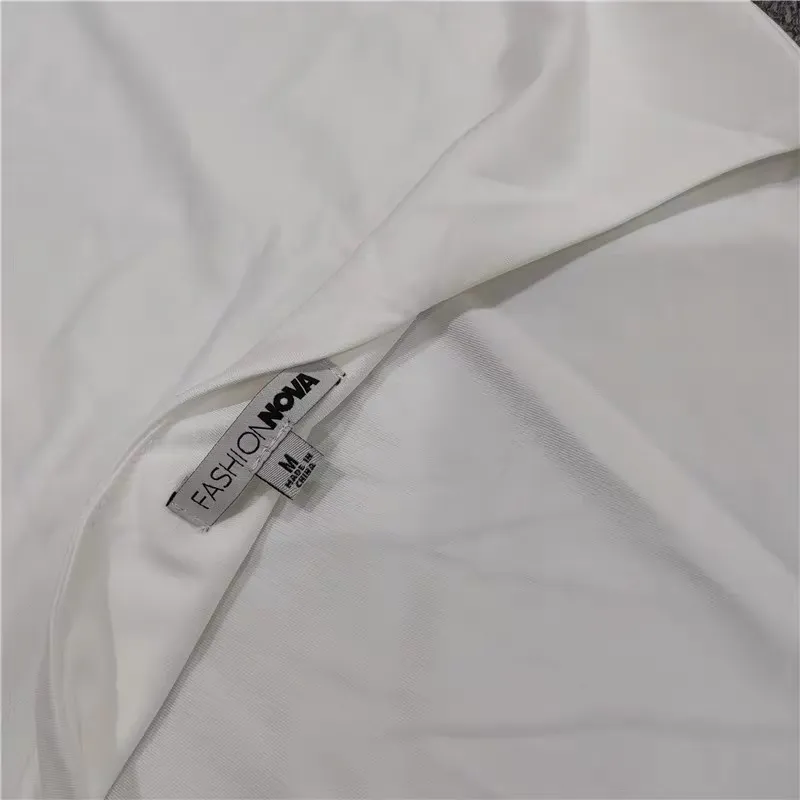Summer Solid Color Slim Fit Knee-Length A-Line Dress with V-Neck and Cap  Sleeves in White from Dhgate Basic & Casual Dresses - price 15.68