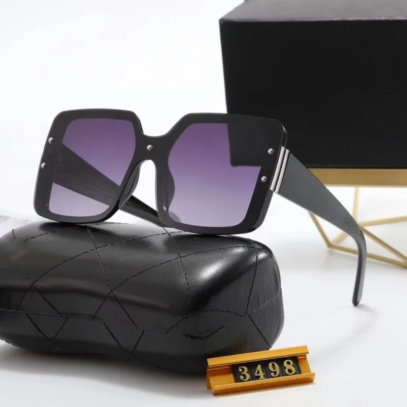 Projektanści okulary przeciwsłoneczne dla kobiet i mężczyzn Model mody Specjalny Uv400 Letter Ochrona Big nogi podwójna rama belki marki zewnętrzne
