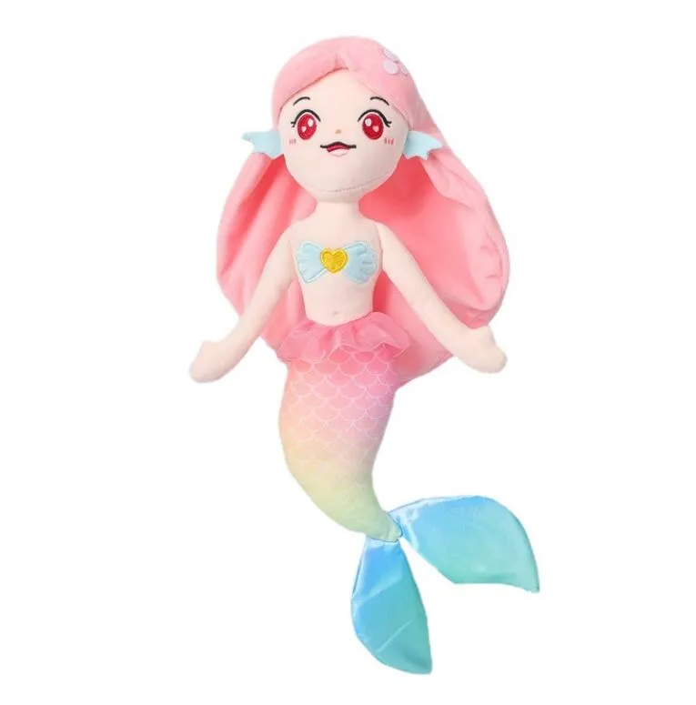 40 cm Mode Kawaii Sirène En Peluche Jouet Doux PP Coton En Peluche Jouets Enfants Festival Cadeau