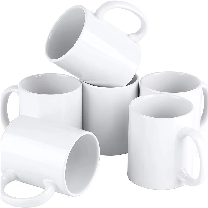 Premium 11oz White Ceramic Sublimation Plain Mugs Blanks For Printing From  Luckies, $4.39
