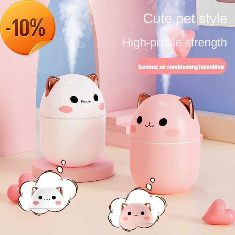 Cute Kitten Humidifier Adorable Air Humidifier, Aromatherapy Diffuser