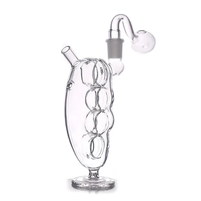 Bongs novos para cachimbo de óleo de vidro da moda cachimbo de água para cachimbo de água para cachimbo de água Ashcatcher Dab Rigs copo para narguilé de óleo borbulhador com tubo de queimador de óleo de vidro masculino de 14 mm