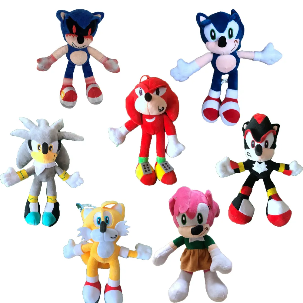 Sonic Hedgehog Plush Doll Sonic 28cm Sonic 박제 장난감 어린이 선물 도매