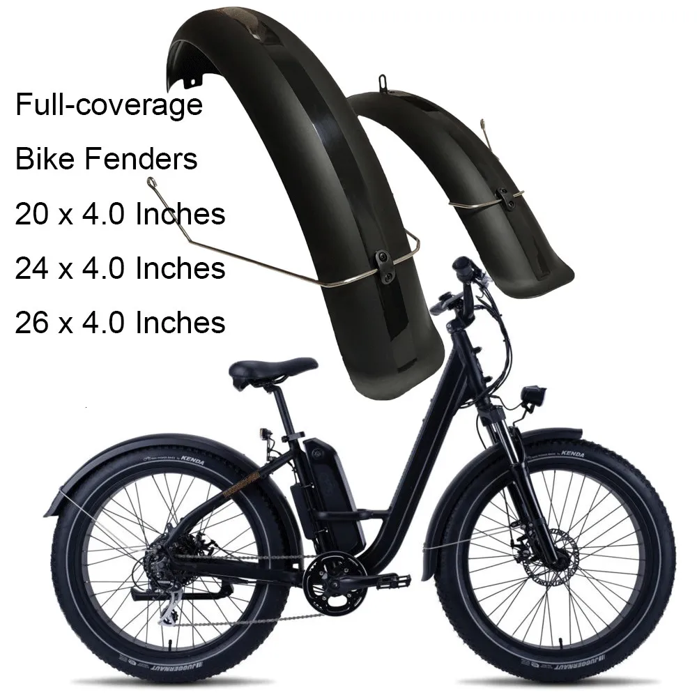 Bike Fender 20x4.0 20x5.0 Fat Tire Fender E-bike 20inch Snowboard Electric Bicycle Mudguard Wing Plastic Sturdy Durable Mud Guard 230614