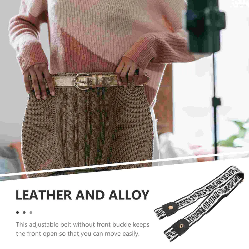 Buckleless belt womens outlet