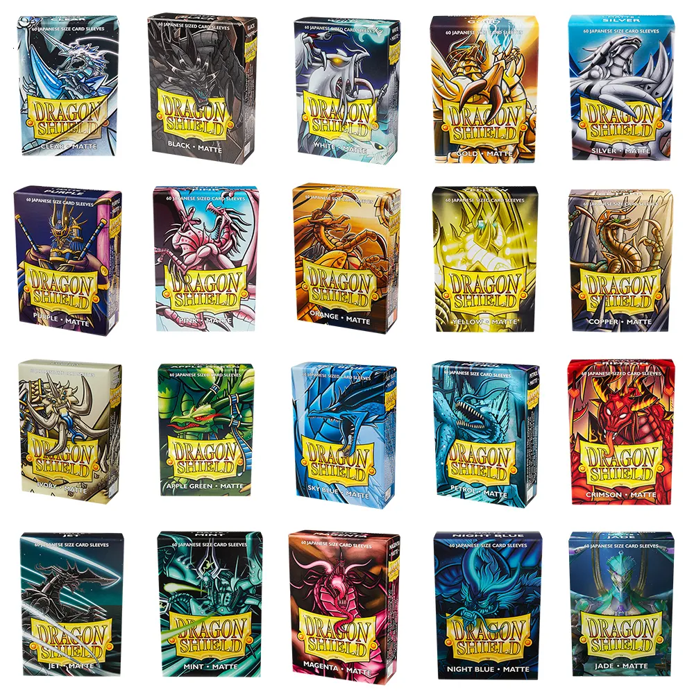 Outdoor Games Activiteiten Dragon Shield 60 stks/doos YGO Game Cards Sleeves Spelen voor Japanse Yu-Gi-Oh Kleine Mini Bordspel Kaarten Protector Cover 230613