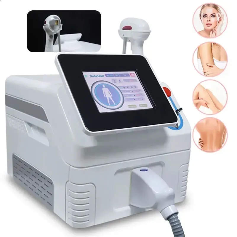 Nouvelle machine d'épilation au laser avec 3 longueurs d'onde 755nm 808nm 1064nm Diode Laser Aisselle / Épilation des lèvres Équipement de salon de beauté