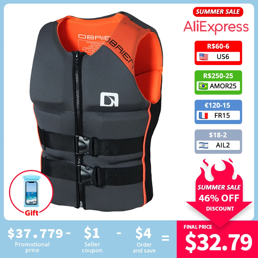 Gilet De Sauvetage Bouée Kayak Gilet De Sauvetage Adultes Surf Gilet De Sauvetage Ski Bateaux À Moteur Wakeboard Radeau Pour Bateaux Gilet De Pêche Natation Dérive Gilet Sauvetage 230613