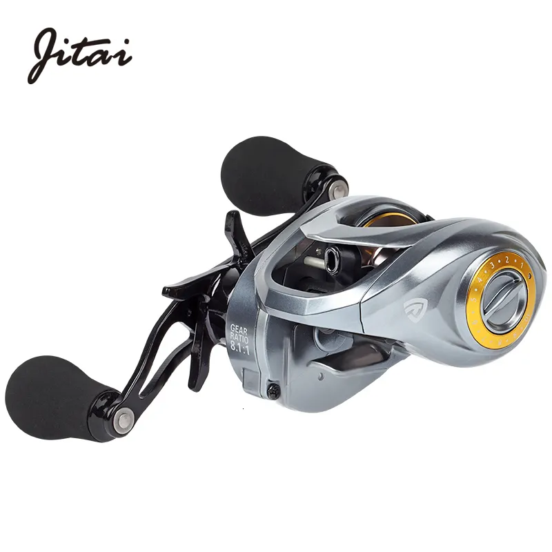 Baitcasting Reels Aluminum Body Jitai Reel 10 1 Stainless Steel