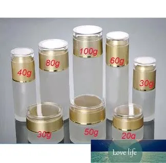 bouteille en verre dépoli avec couvercle en or, bouteille de toner de lotion en verre givre 120 ml bouteille en verre d'emballage cosmétique
