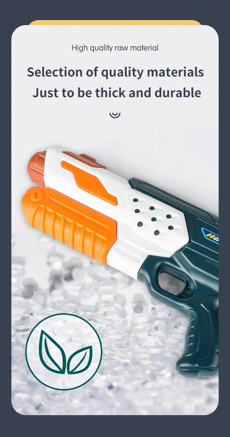 Jouet en plastique de bonbon, vidéo de dessin animé, pistolet à eau pour filles