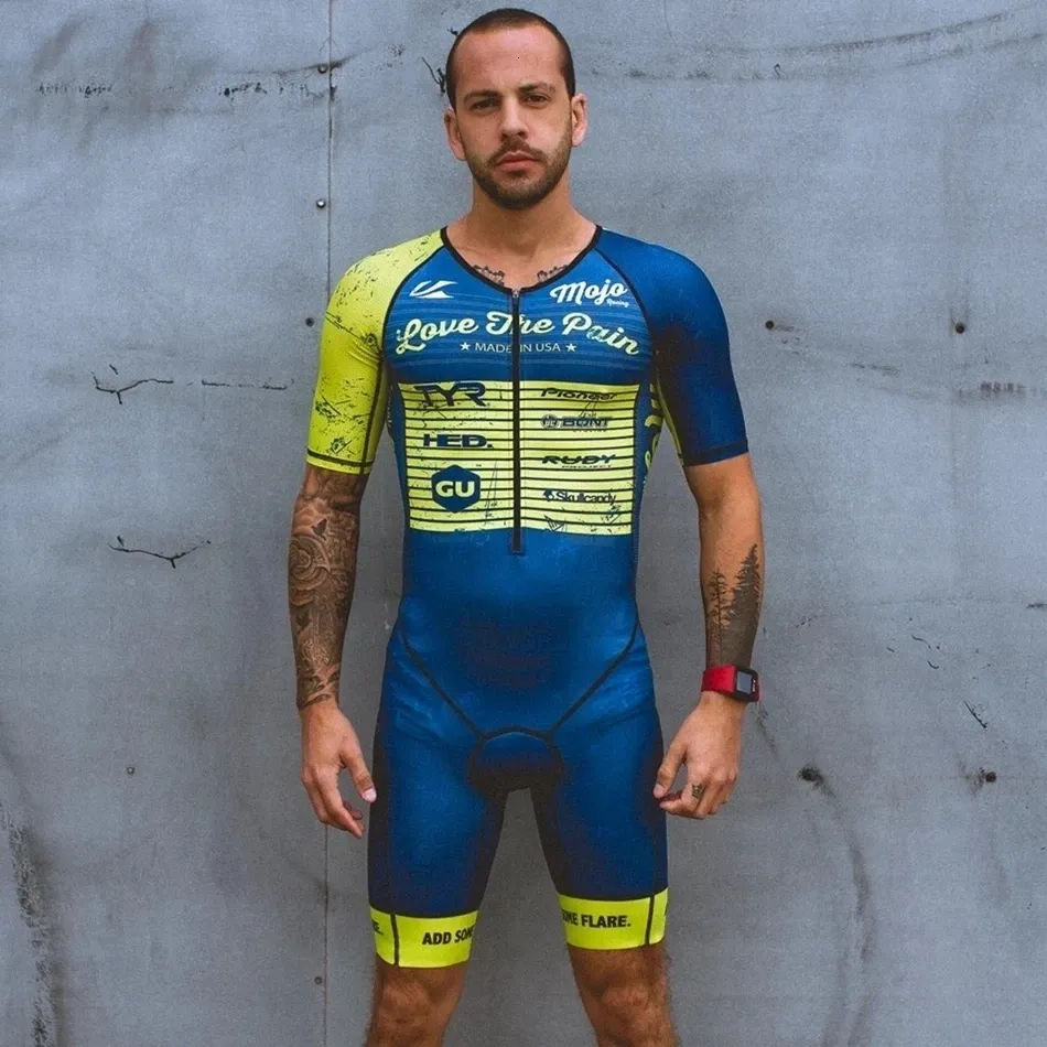 Tuta da Triathlon a Maniche Corte da Uomo,da 3 Tasche,Abbigliamento Ciclismo monopezzo MTB Body Trisuit Cycling Skinsuit with Gel Pad per Nuoto/ Corsa/Ciclismo, Men's Trisuit (TYP-3,XL Tuta da Triathlon a Maniche Corte da Uomo,da 3 Tasche,Abbigliamento Ciclismo monopezzo MTB Body Trisuit Cycling Skinsuit with Gel Pad per Nuoto/ Corsa/Ciclismo, Men's Trisuit (TYP-3,XL