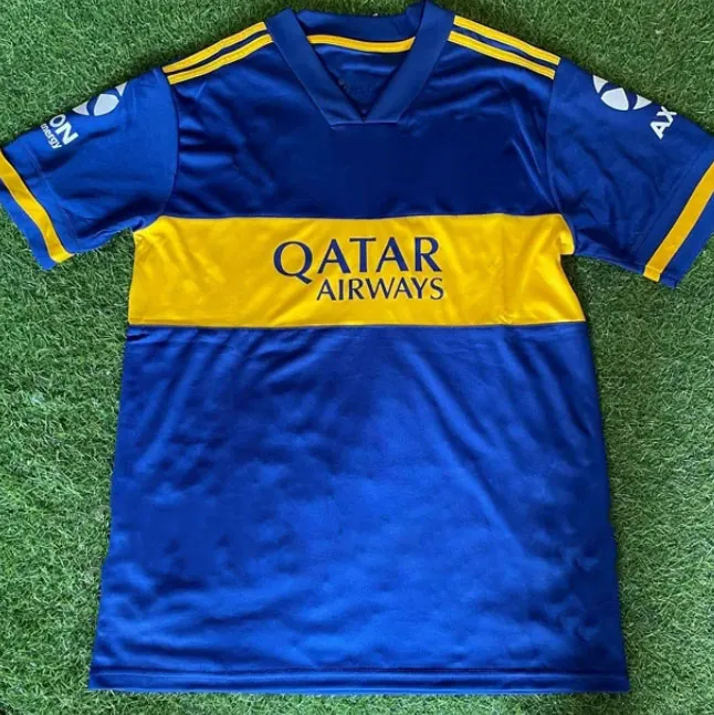 20/21 Retro Boca Juniors Men Soccer Jersey Maradona 10 Roman