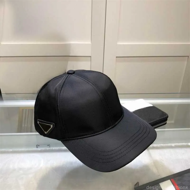 Para chapéu de designer masculino bonés de beisebol de verão lazer praia ao ar livre forro de algodão hip hop casquette clássico triângulo anti queimaduras solares chapéus de cowboy de náilon