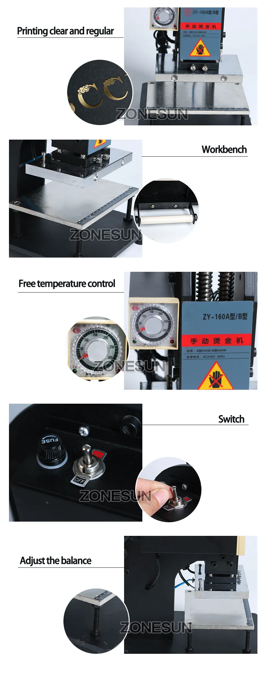 Professional Hot Foil Stamping Machine - Leather Embossing, Logo ...
