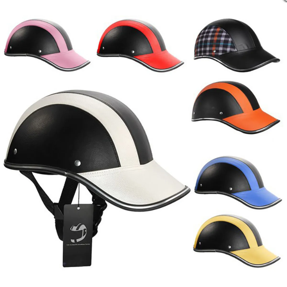Capacetes de ciclismo ajustável capacete de motocicleta boné de beisebol MTB skate mountain scooter para homens mulheres 230613