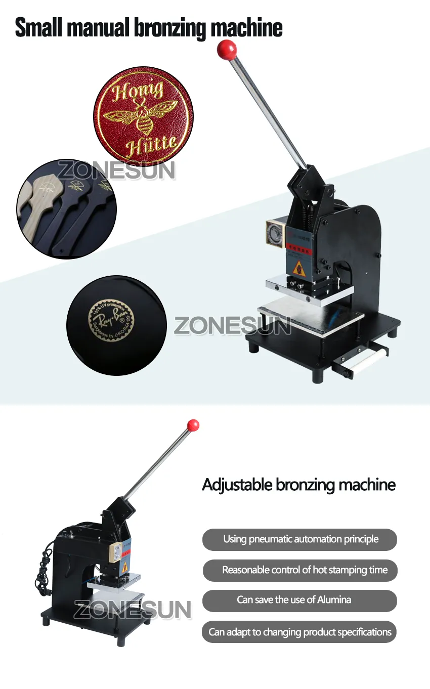 Professional Hot Foil Stamping Machine - Leather Embossing, Logo ...