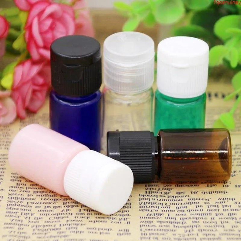 5ml ablate Flip top cap refillable bottle Bottles Transparent Small Empty Bottleshipping Gcmoh