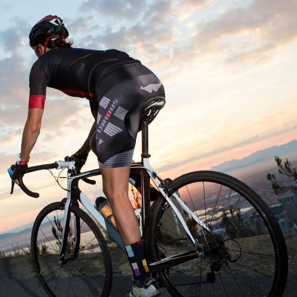 Short de cyclisme pour homme rembourré avec poches, short de vélo pour homme à séchage rapide