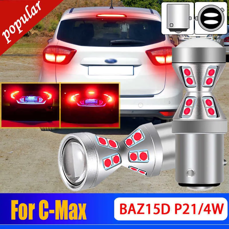 Yeni 2x Canbus Hata Yok P21/4W 566 LED Kuyruk Freni Ampul Baz15D lambalar Ford C-Max 2007 2008 2009 2011 2011 2012 2013 2014 2015