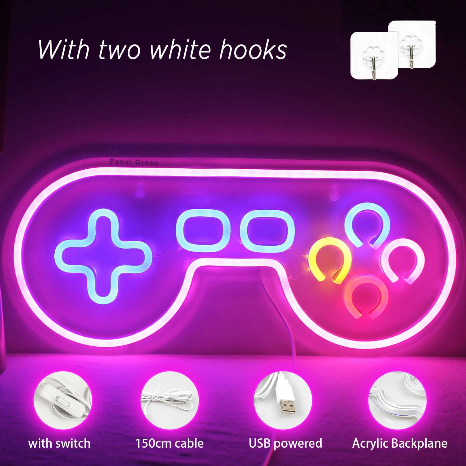 dropshipping led game neon sign gamepad