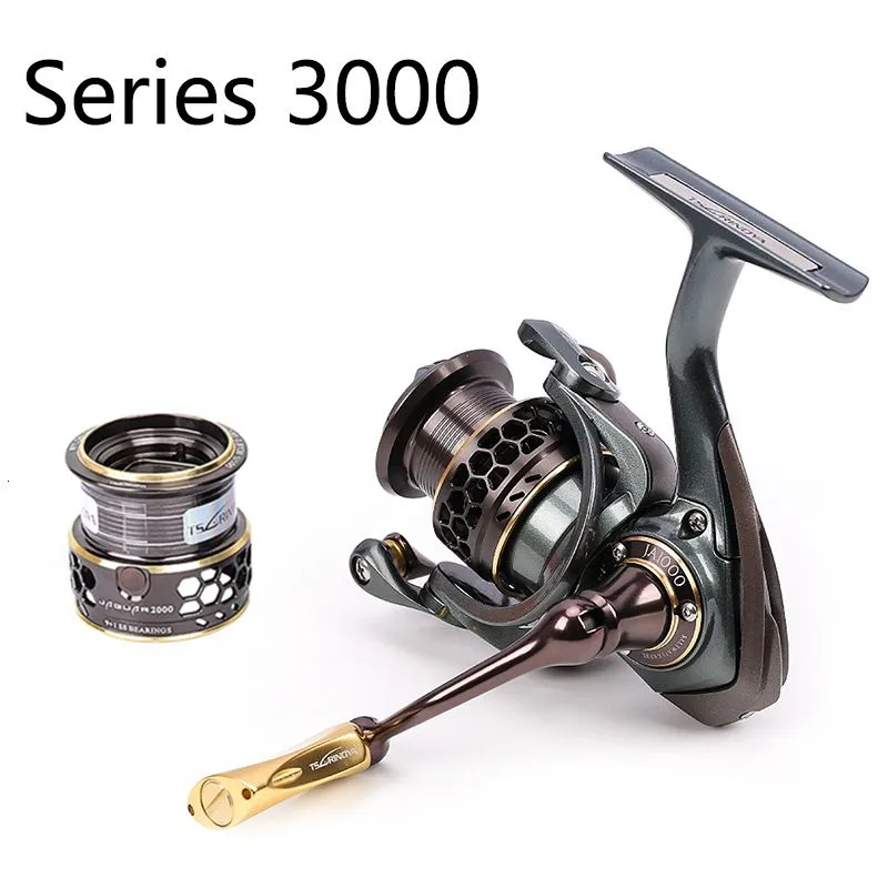Double Handle Spinning Reel for Fishing Reels Ultralight Coil Carp Fishing  Reel