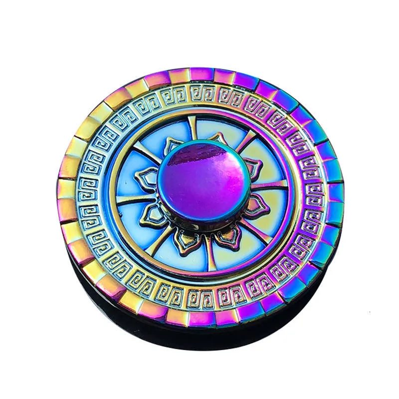 Metal Rainbow Fidget Spinner EDC Hand Spinner Anti-Anxiety Toy for