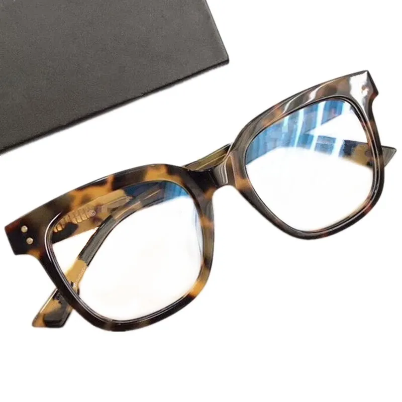تصميم مربع موجز للجنسين النظارات إطار 50-20-145 الأزياء خفيفة الوزن الخفيفة قطع الحافة الكاملة للنظارات الشمسية بوصفة طبية