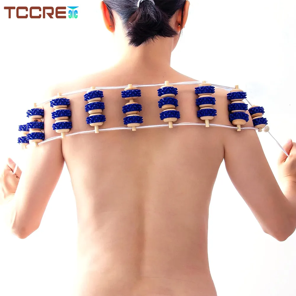 Physical Therapy Rolling Pin Back Massage Foam Roller -Dotted For