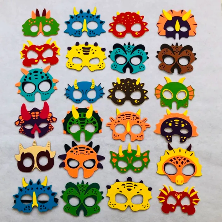 Máscaras de festa de natal máscaras de feltro para crianças presente de natal cosplay máscara de festa de halloween decoração de casa festa de aniversário para crianças 230614