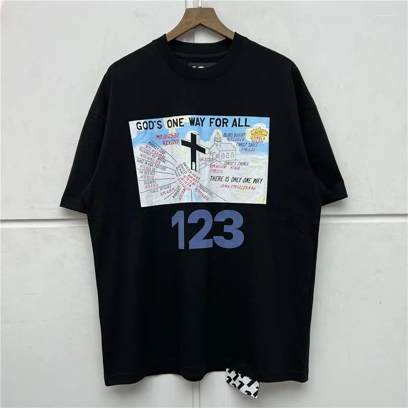 メンズTシャツ夏の神のすべての特大のRR123シャツ男性女性女性高品質のビンテージカジュアルRRR 123スタイルTシャツ服