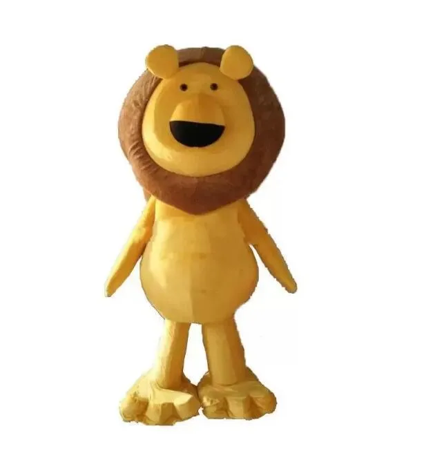 2023 new Animal Lion Furry Polar Cartoon Mascot Costume Party Fancy Dress Adult Size