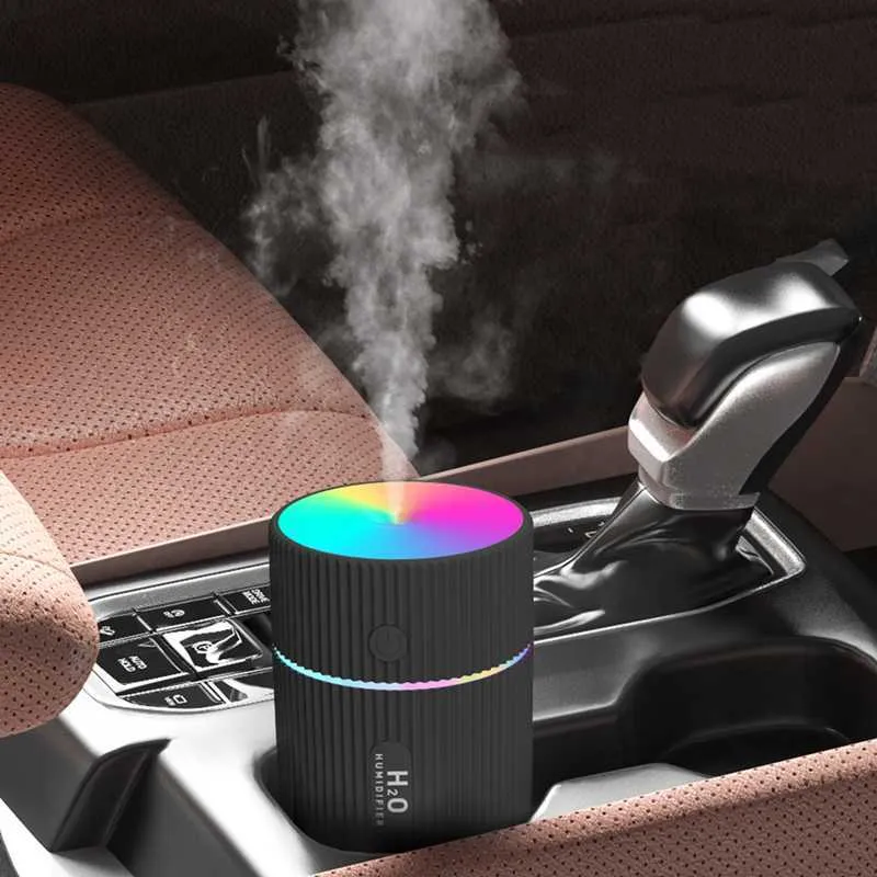 Luftbefeuchter 220 ml Auto Luftbefeuchter USB Ätherischer Diffusor Home Aroma Befeuchten Nebel LED Nachtlicht Mini Ultraschall