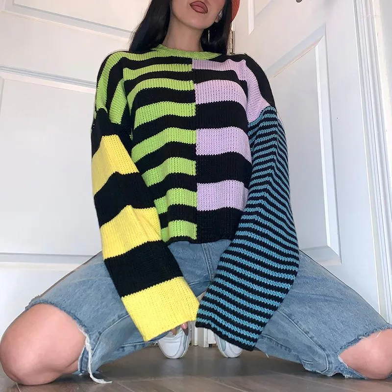90s color block sweater store